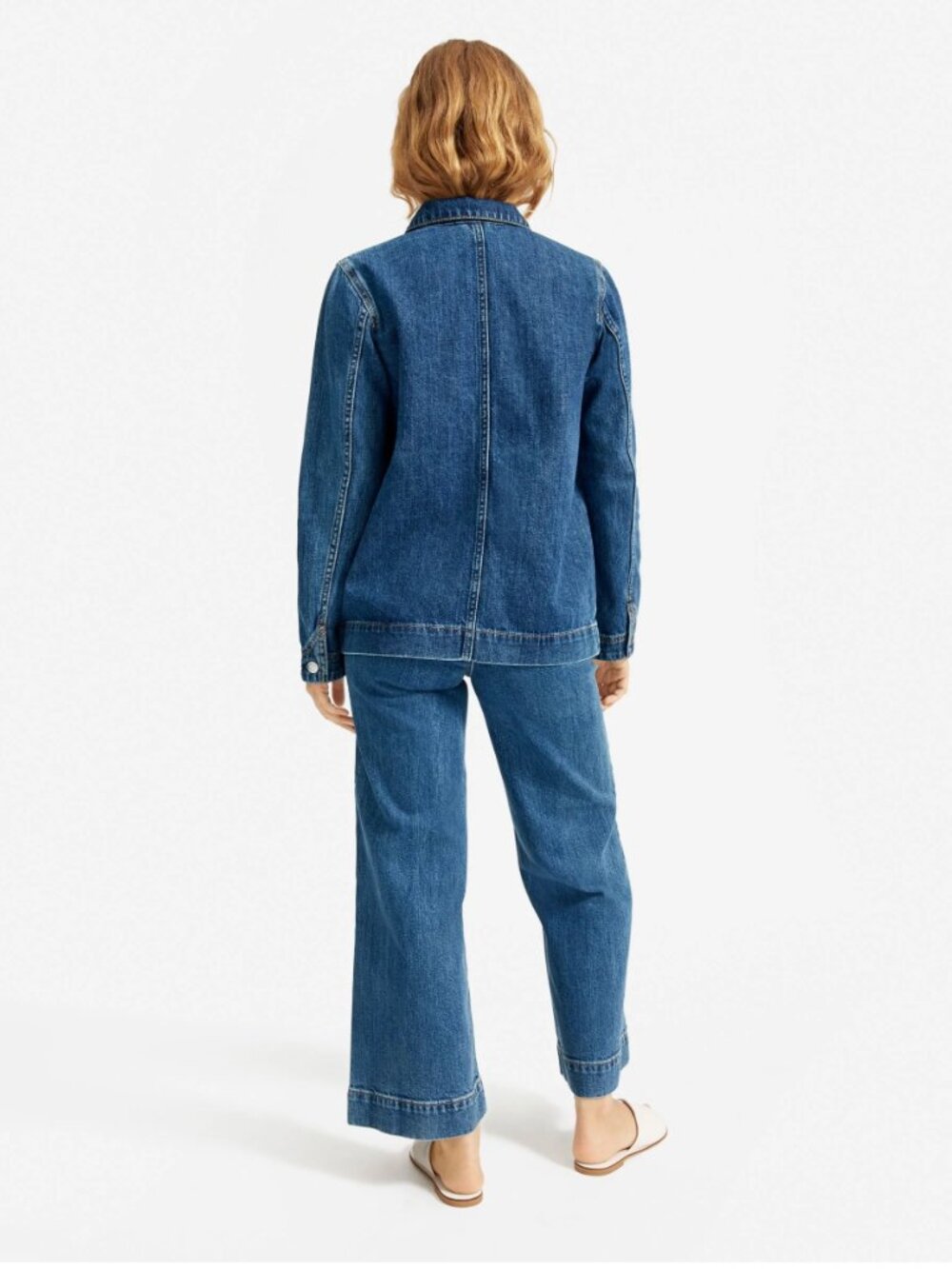 Everlane Denim Chore Jacket — Medium Wash — Small - Picture 3 of 11